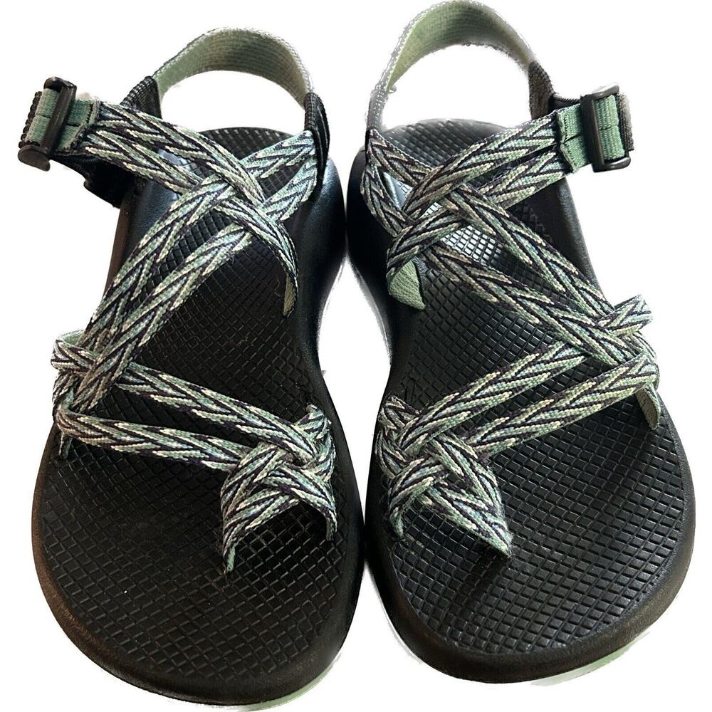 Chaco Women's ZX2 Classic Aqua Blue Strappy Outdoor Sandals Size 8